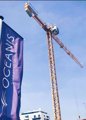 Grue chantier Océanis Promotion