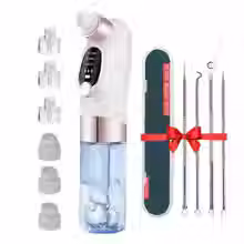 Miniatura: Extractor eléctrico de puntos negros para limpieza facial, recargable por USB.