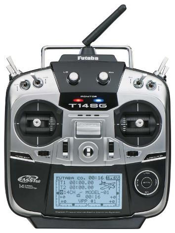 FUTABA 14SG 2.4GHZ RADIO AND RECEIVER