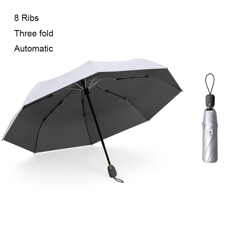 Thumbnail: 8 Ribs Pocket Mini Umbrella Anti UV Paraguas Sun Umbrella Rain Windproof Light