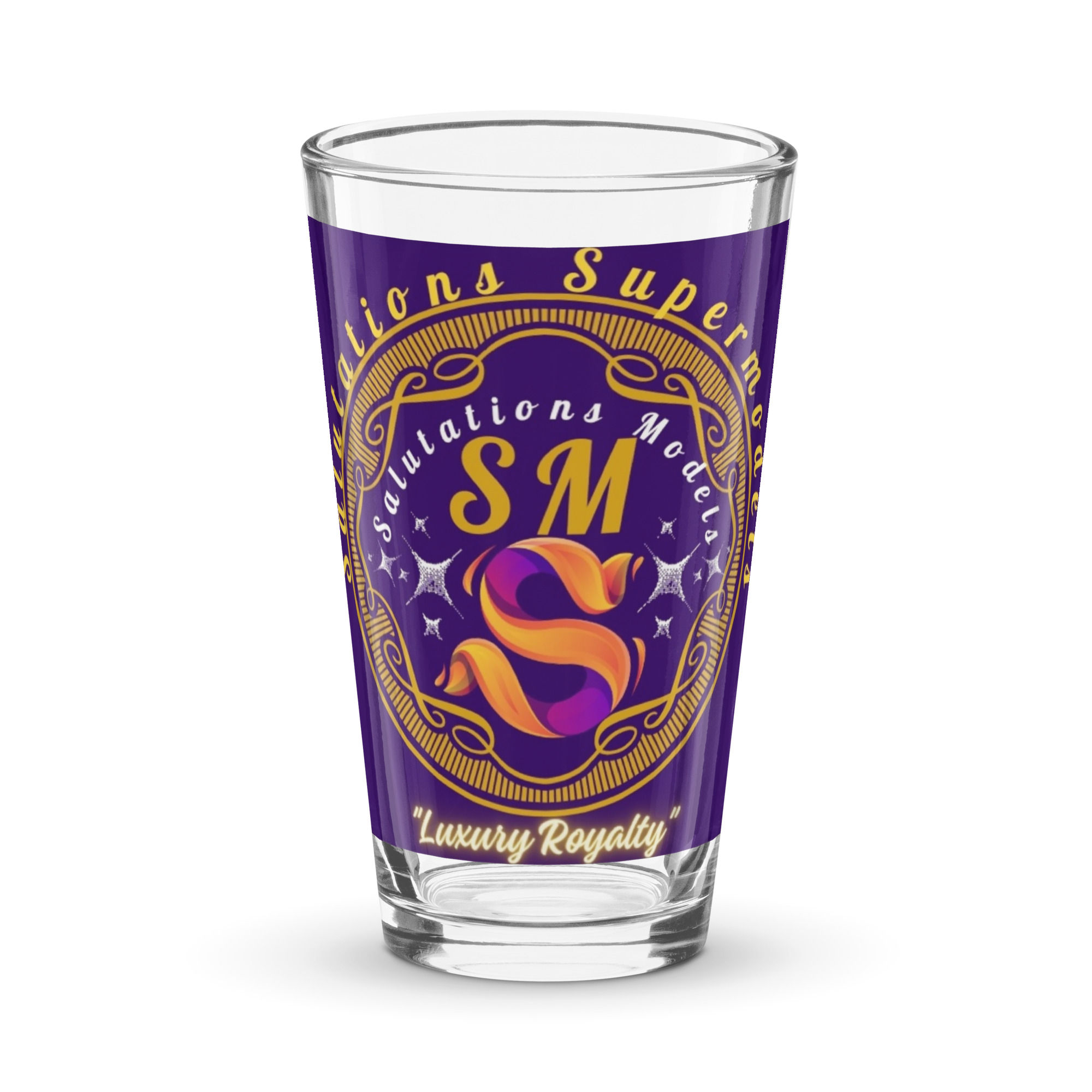 Salutations Modeling - Pint Glass
