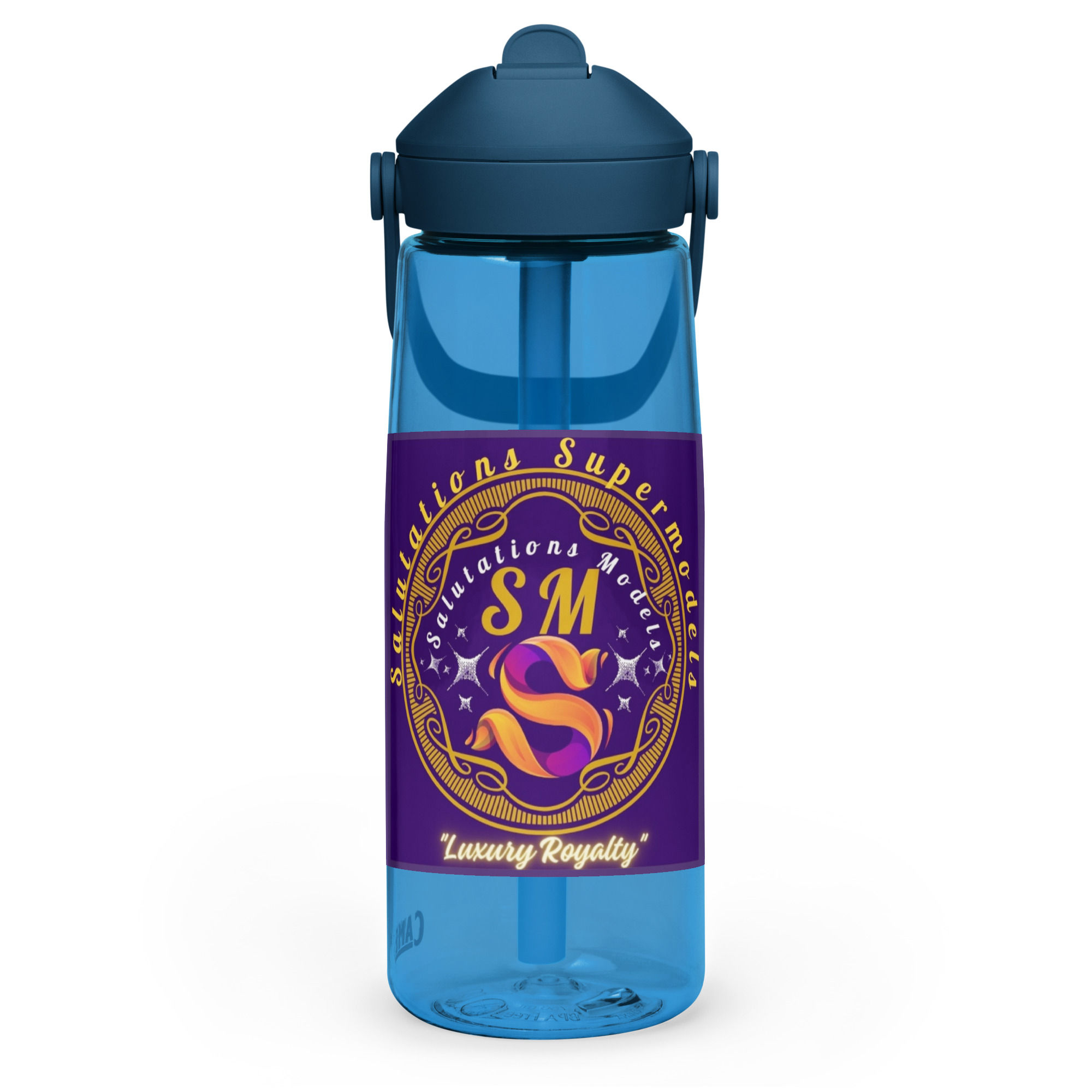 Salutations Modeling - Flip-Straw Water Bottle