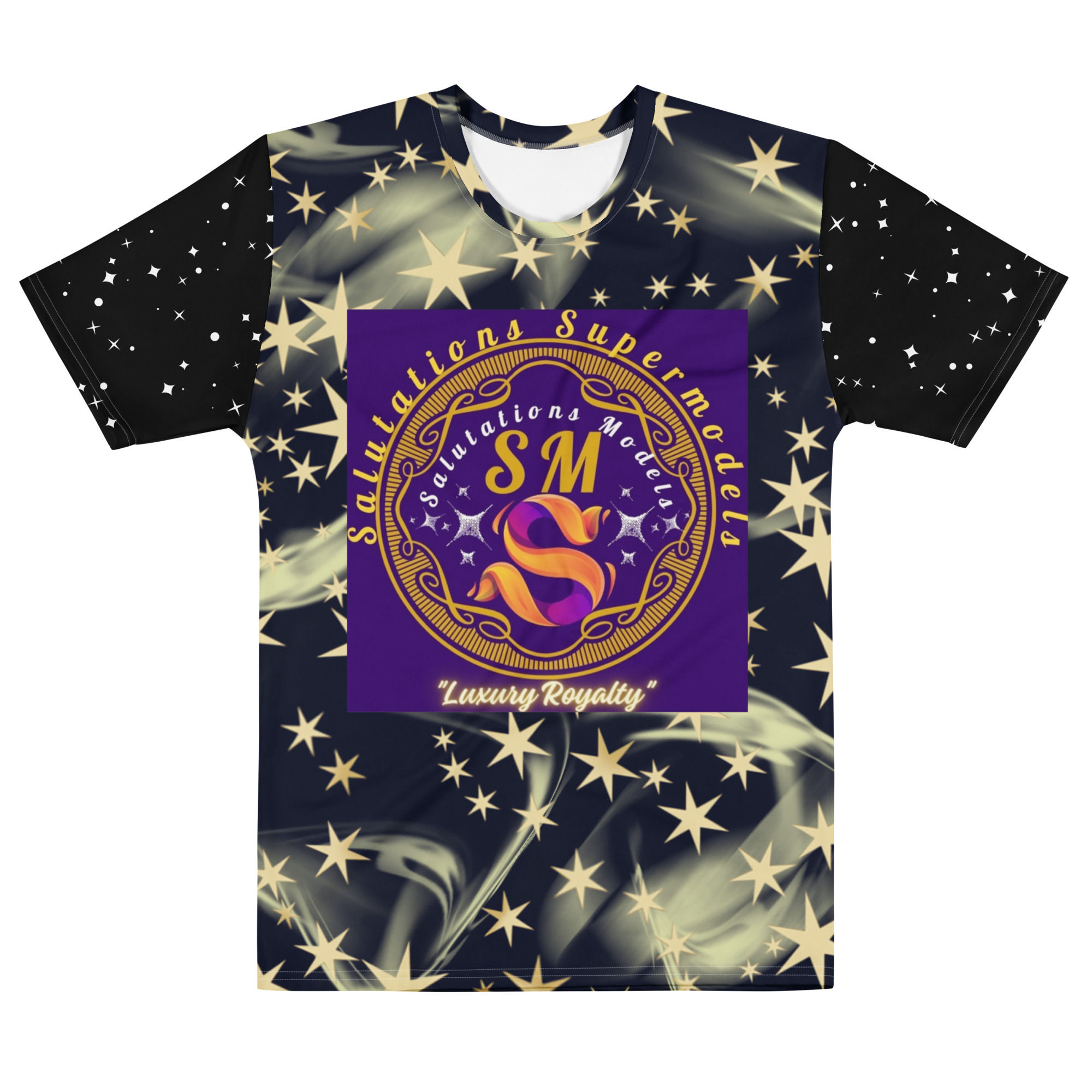 Salutations Modeling - Golden Star - Men's T-Shirt