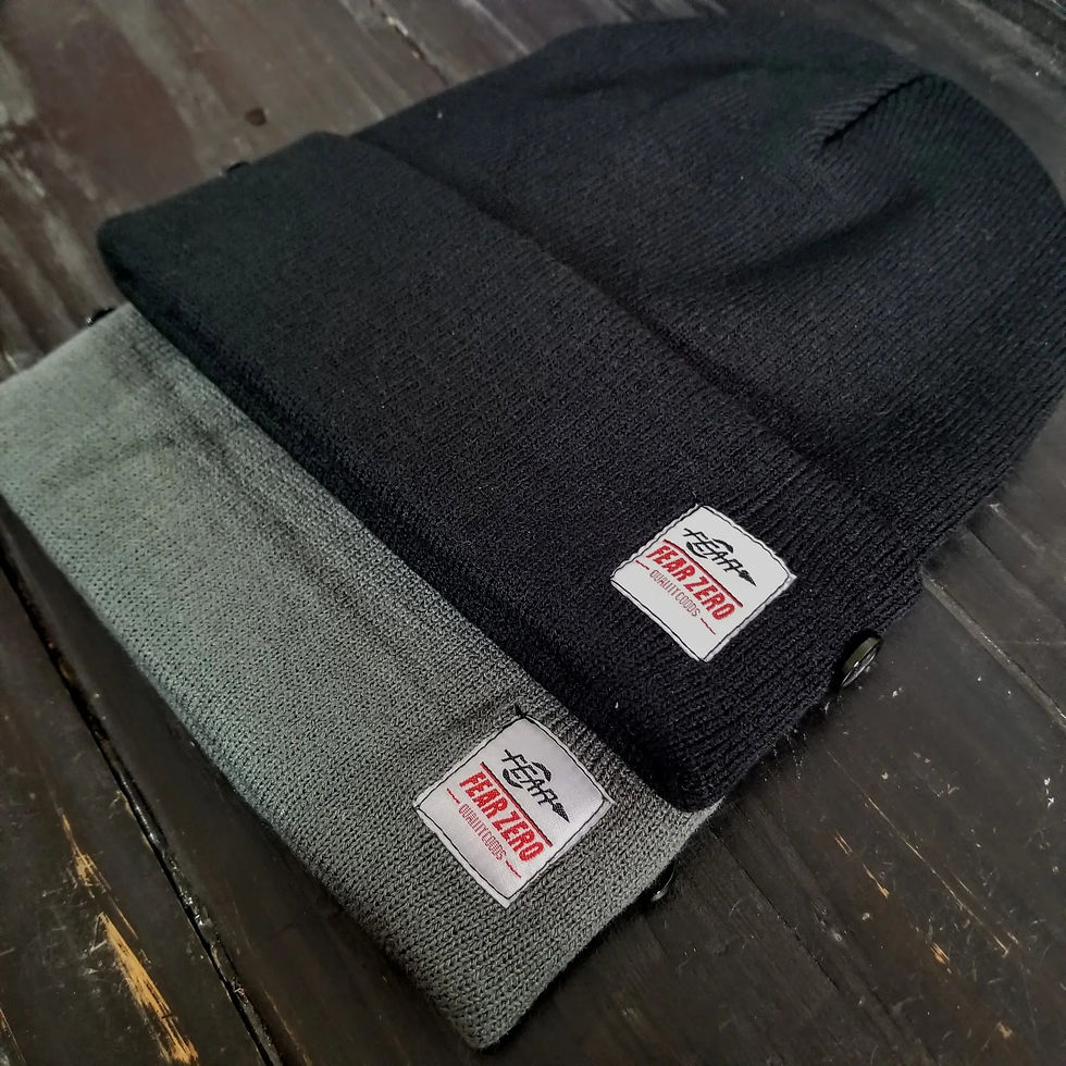Thumbnail: Button Rib Fold Skateboard Beanie Hat, Super Light Weight Outdoor Beanie