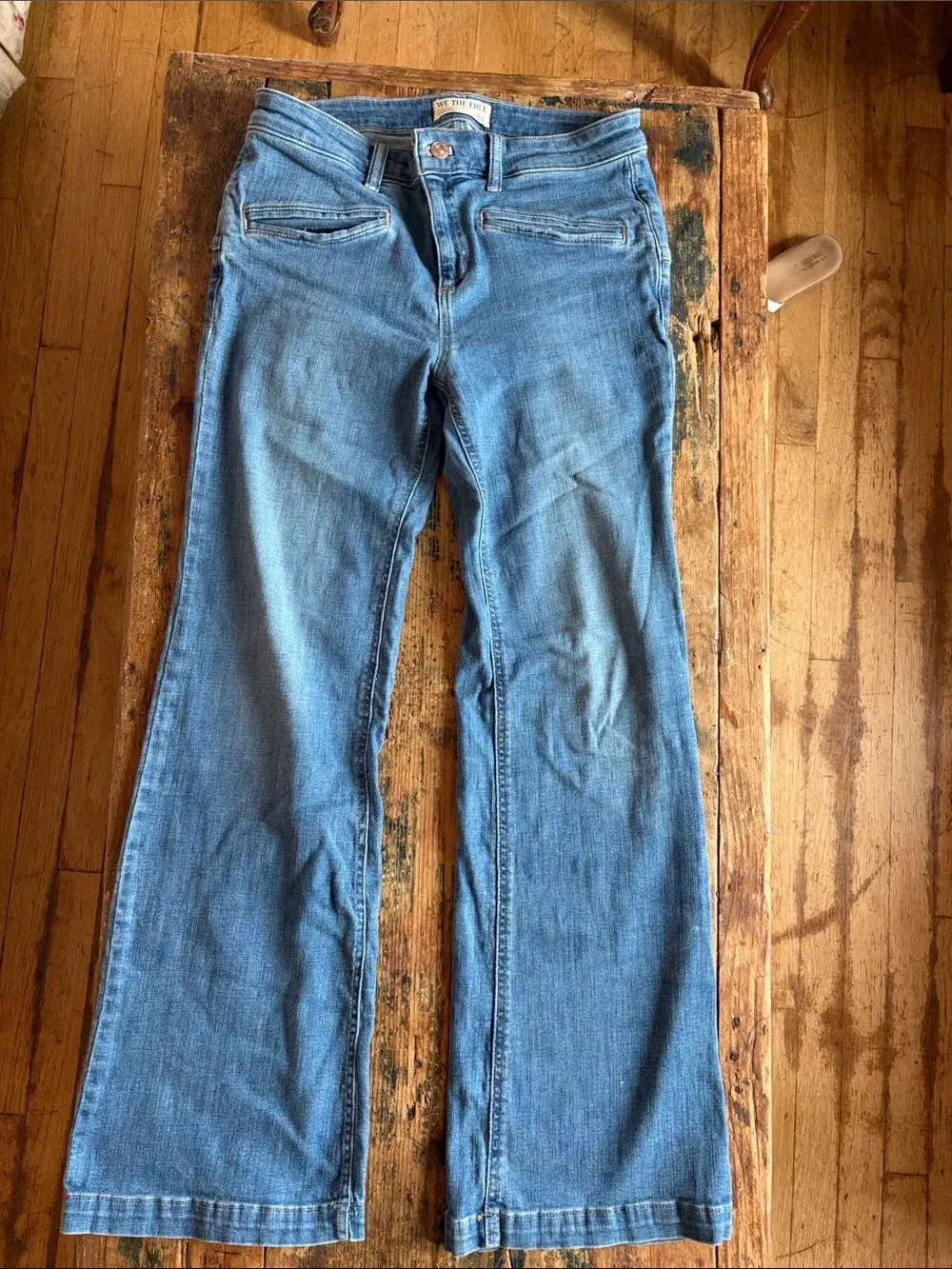 We The Free Medium Blue Flare Jea