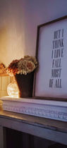 Fal flowers & twinkling lights