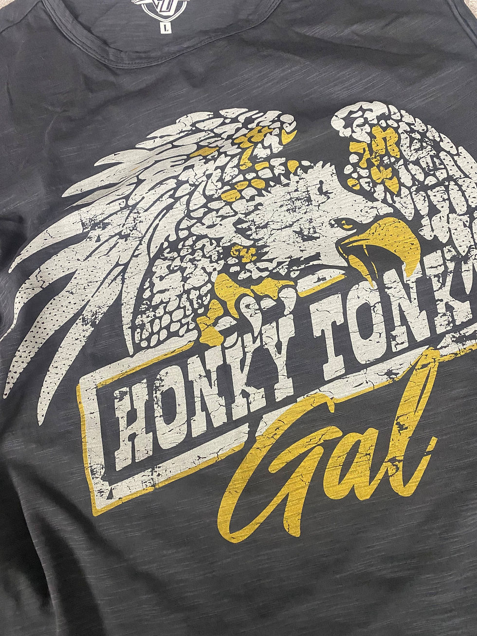 Miniature : Honky Tonk Gal Muscle Crop Top