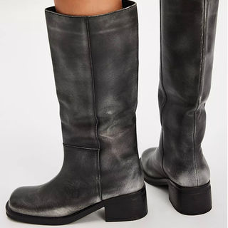 Free People boots with an effortless boho style Dana Distressed Pull-On Boots
