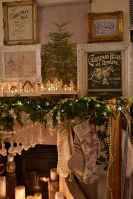 Christmas ribbon garland