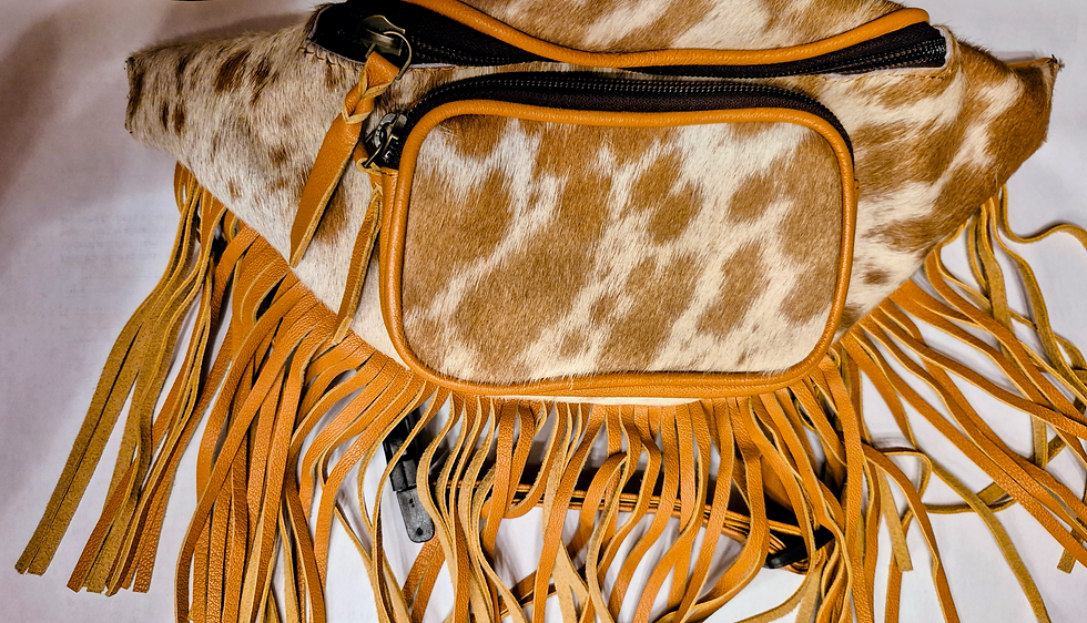 Thumbnail: Cowhide Bum Sling Bag