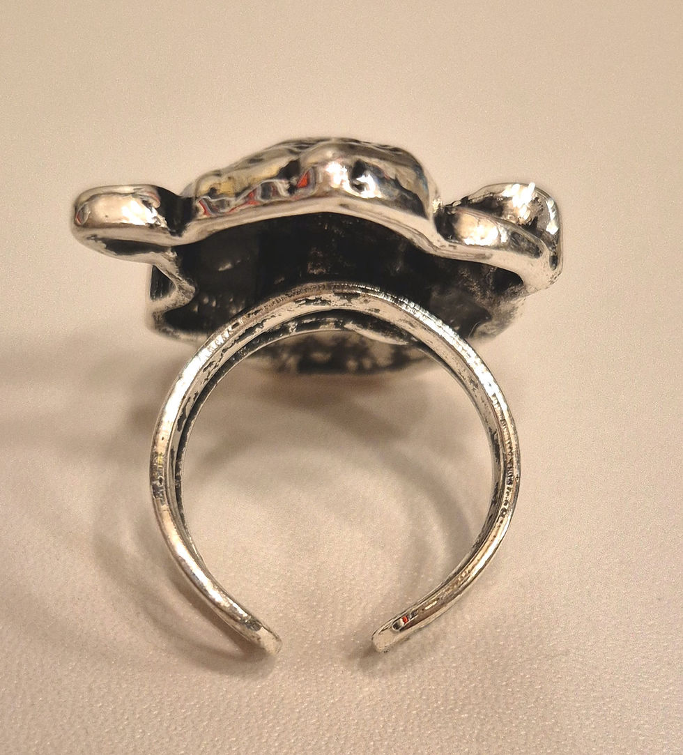Thumbnail: Western Cow Head Cuff Ring