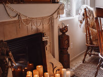 A Swag Garland Mantle