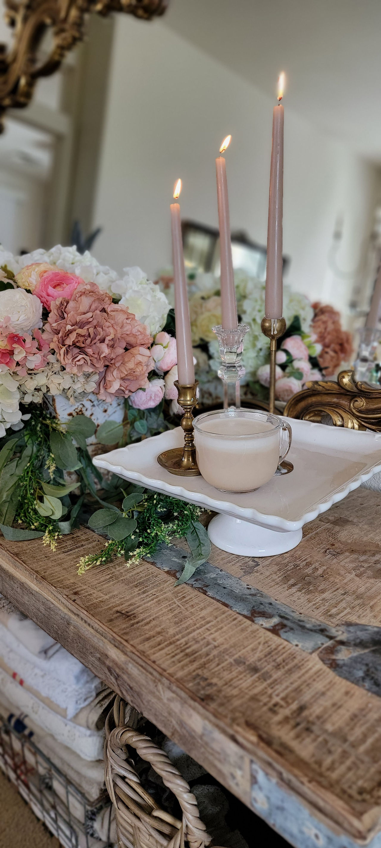 Reusing my centerpiece inside