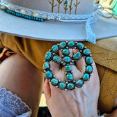 Turquoise ring boho western style