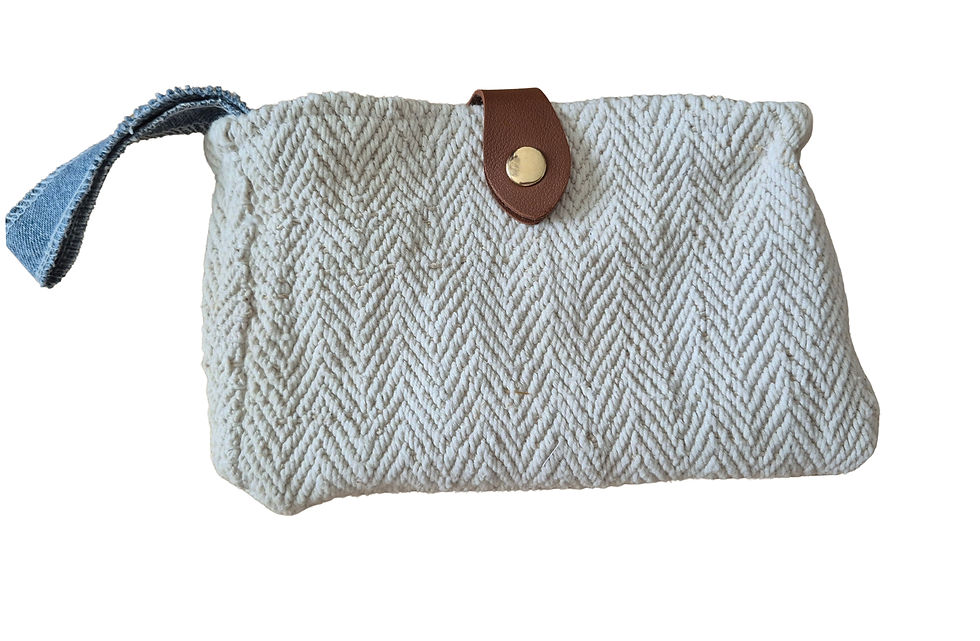 Miniature : Upcycled Levi’s Patch Herringbone Pouch