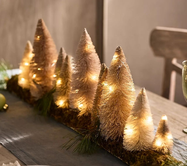 LED Mossy Brush Tree Centerpiece