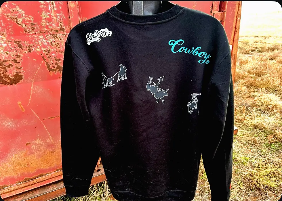 Miniatura: Let's Rodeo Oversized Rodeo Sweatshirt