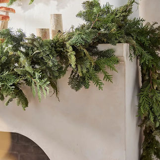 Fresh Juniper + Noble Fir Garland