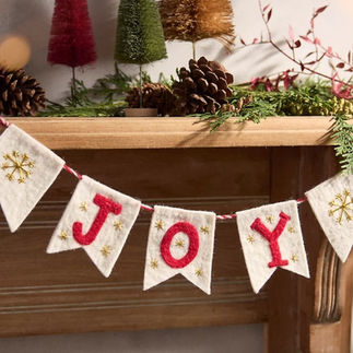 JOY Felt Garland