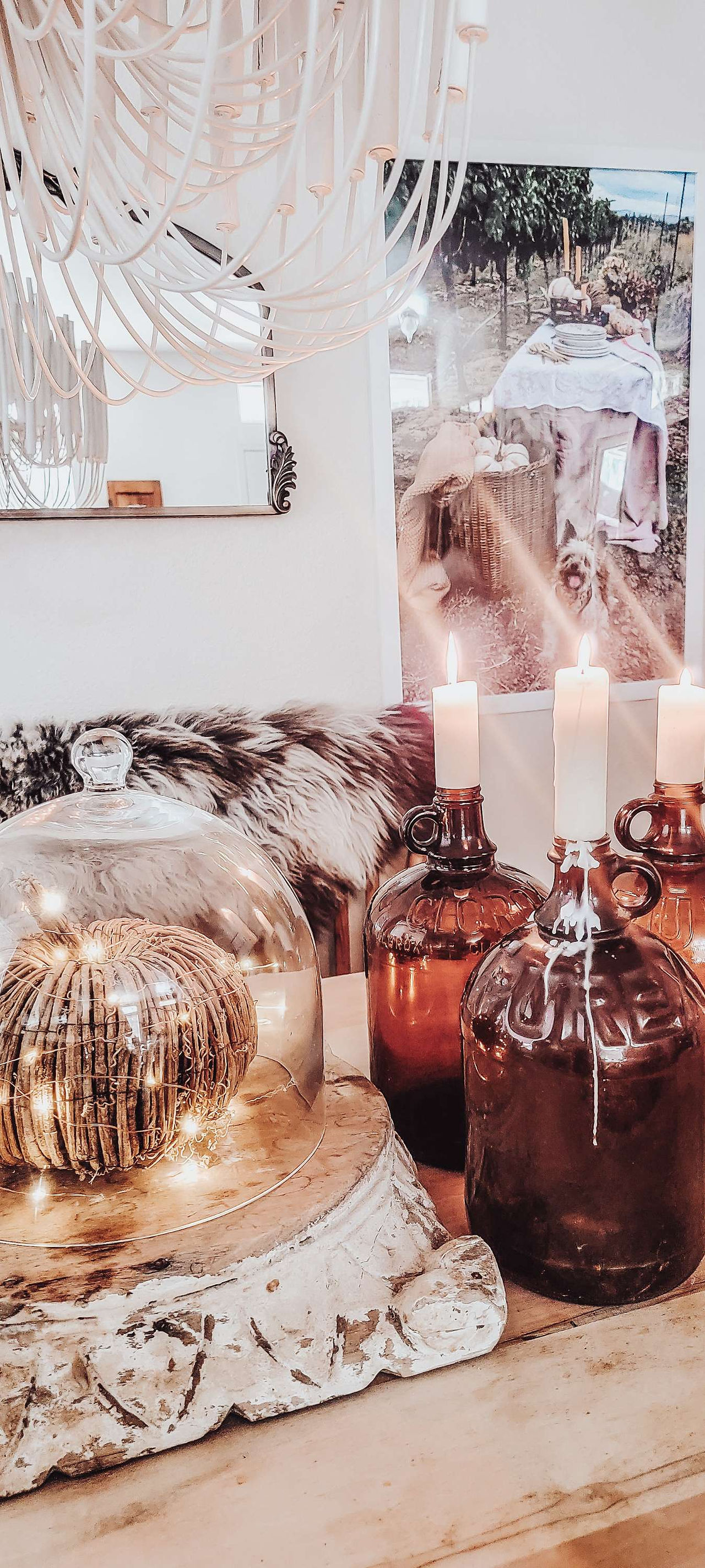 Fall home decor Fall table decor Cozy home decor