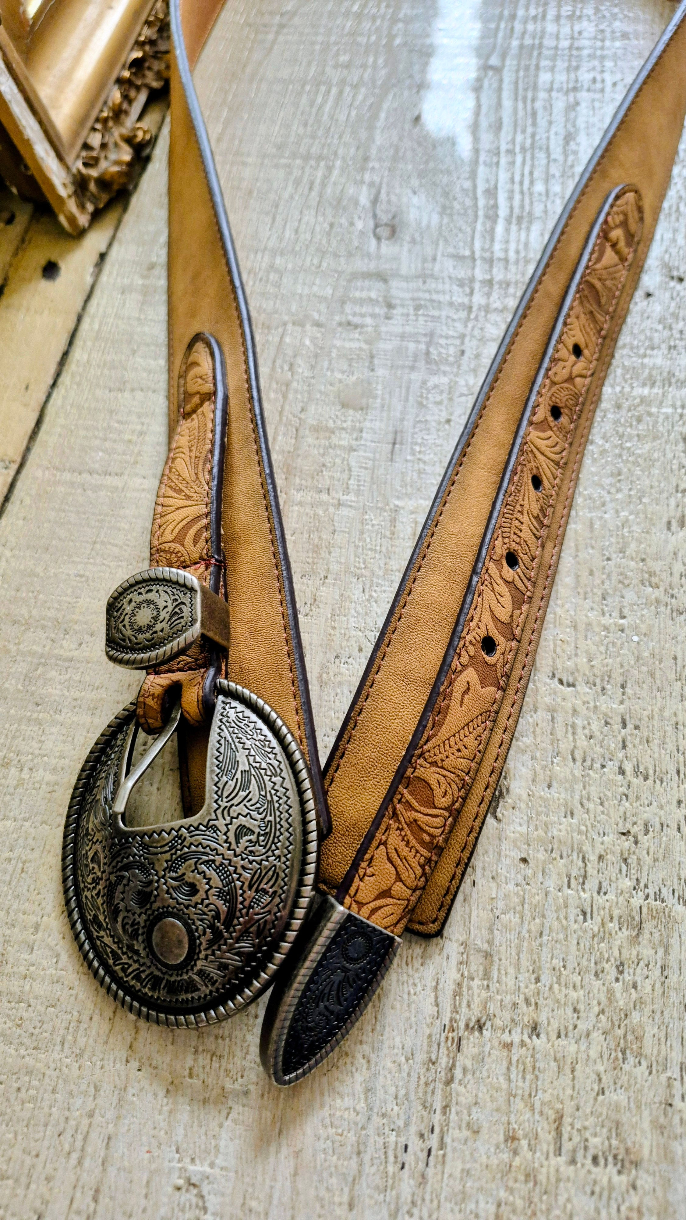 The Frontier Tooled Ranger Belt