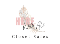 A New Little Corner: Here With Ali Closet Sales 🪶🩵✨️