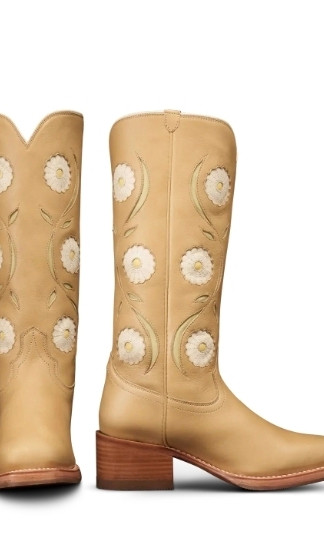 The Charlie in Pale Yellow Cowhide - Women's Stovepipe Boot | Tecovas