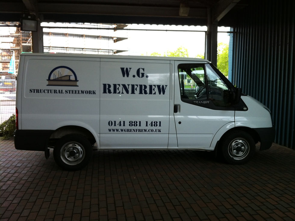 WG Renfrew Van Sign