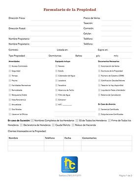 Flyer orientación venta