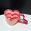 Thumbnail: Creative love handle hand-painted striped love cow pattern ceramic coffee cup ha
