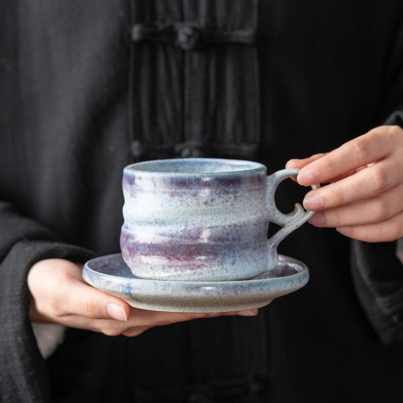 coffee mugs mugs lovers change color of cups and kilns, which is pure hand-knead