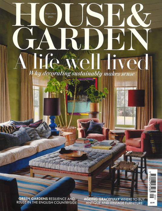 House & Garden September Issue, featuring MRLandscapes Garden Design and Build, St Annes Road, Barnes.