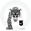 White 5 Logo with leopard panther.png