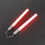 Thumbnail: Silver Lightsaber Nunchucks