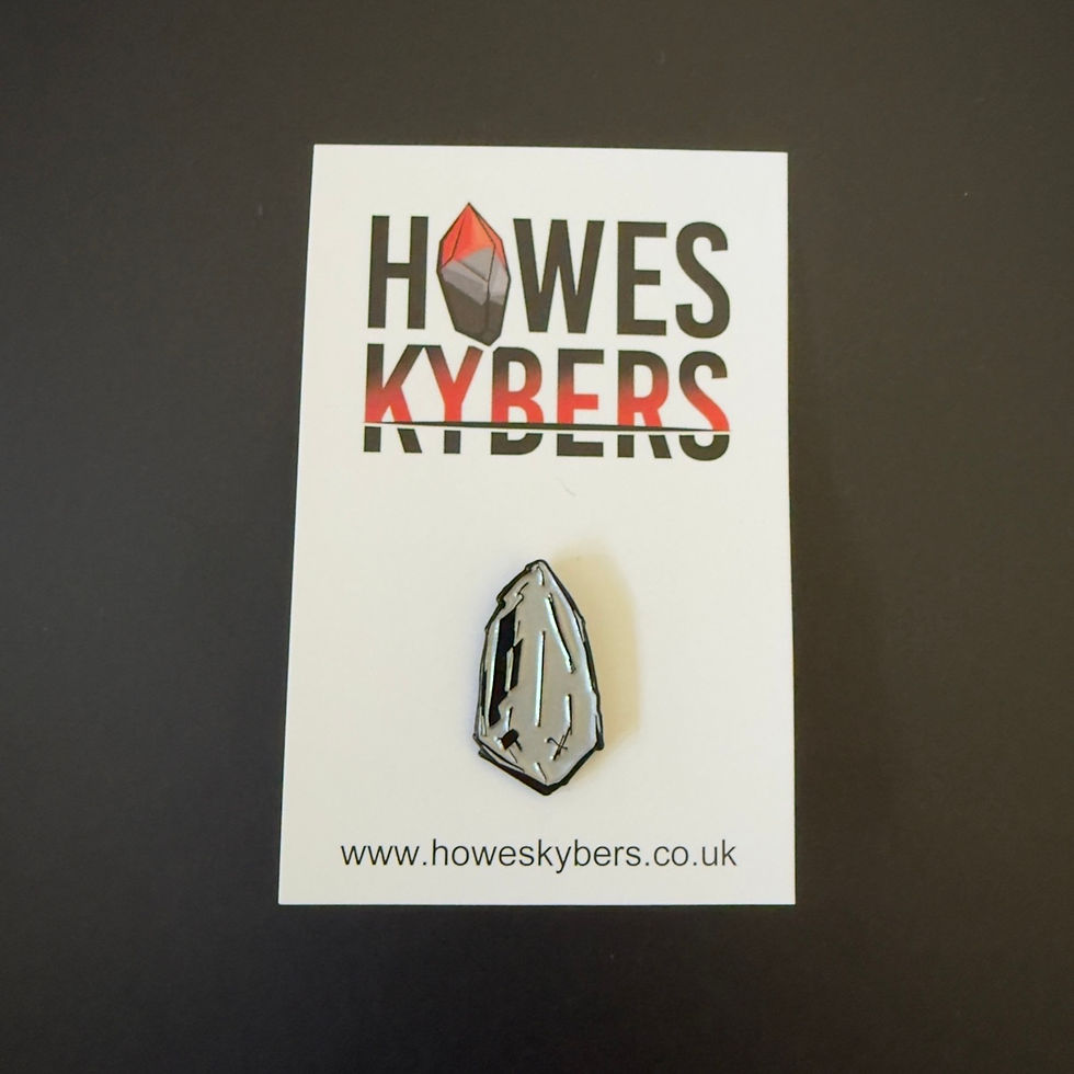 Thumbnail: Peace and Justice Enamel Kyber Crystal Pin Set - Blue and Silver
