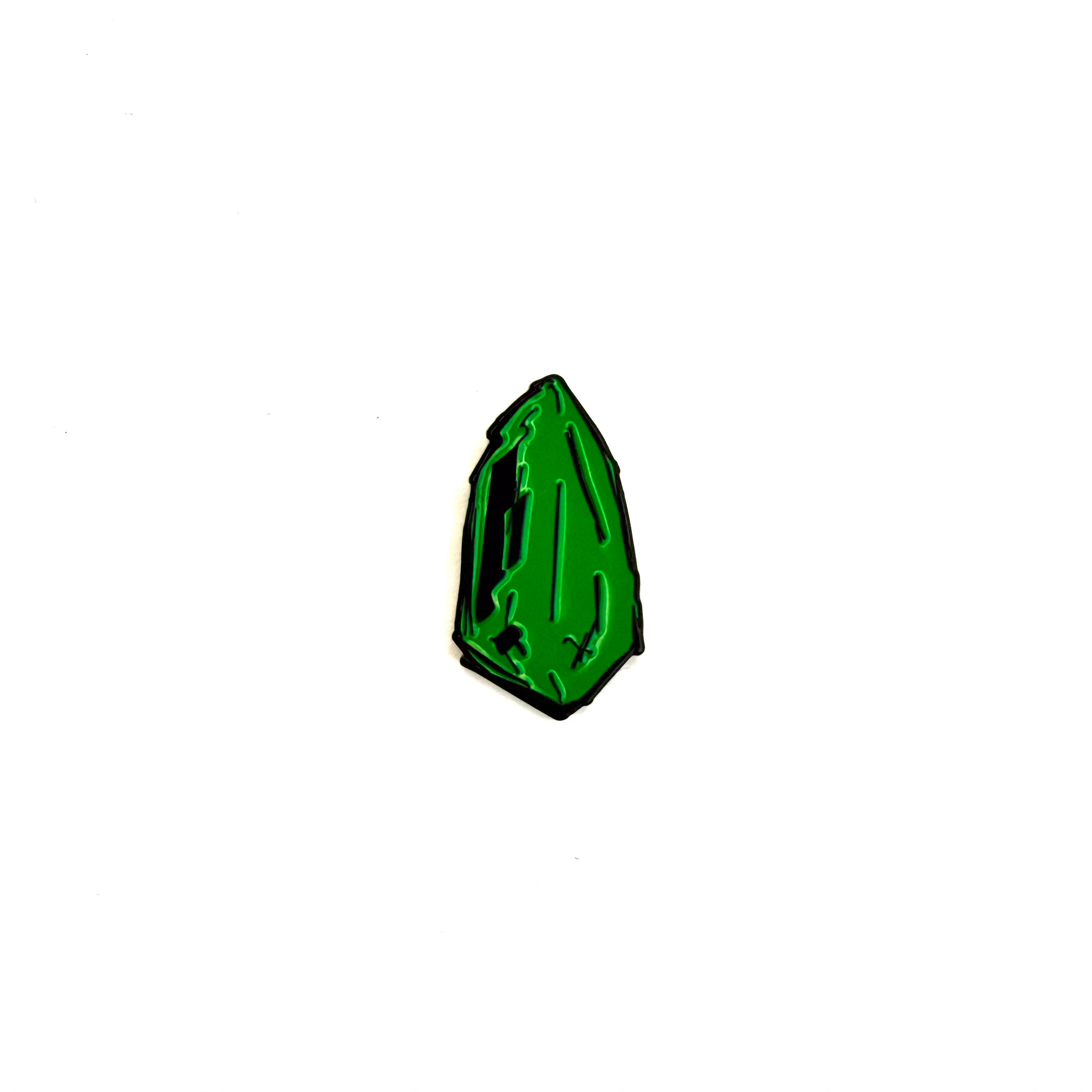 Green Enamel Kyber Crystal Pin - Consular Kyber