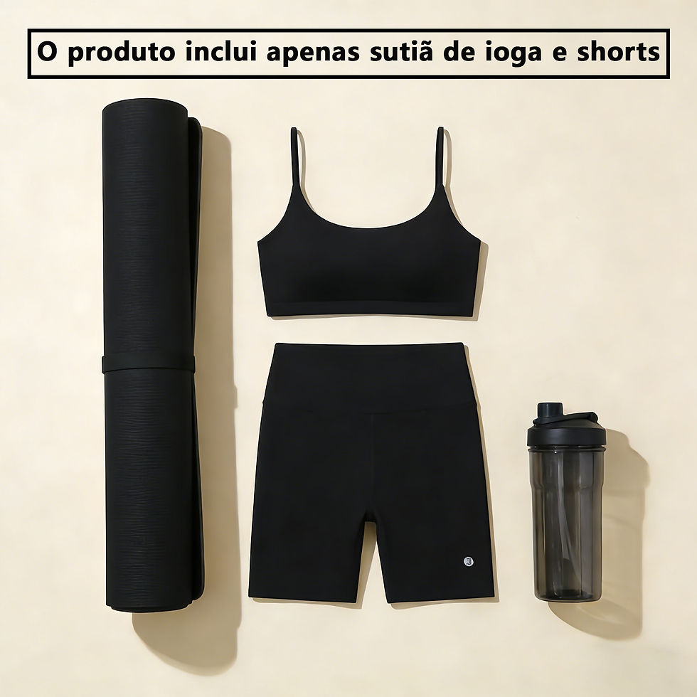 Miniatura: Women's Yoga Set Seamless Fitness Sets Opaque Fabric Polyamide Sports Bra Shorts