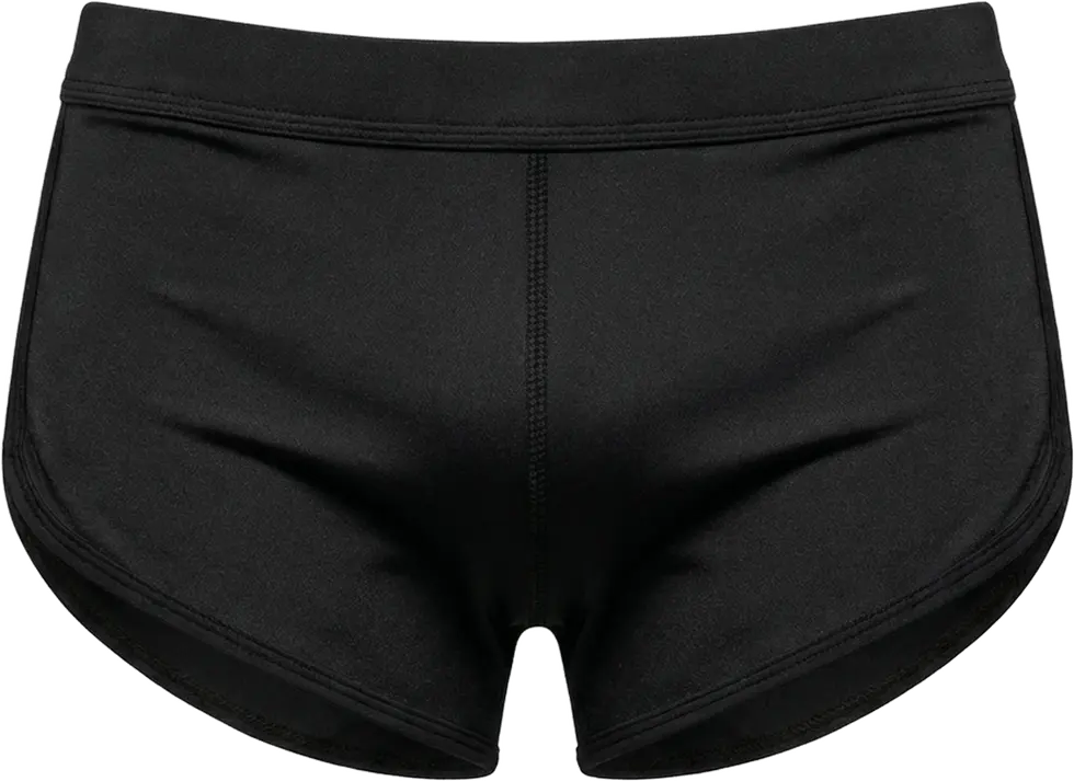 short running tajo curvo hombre negr