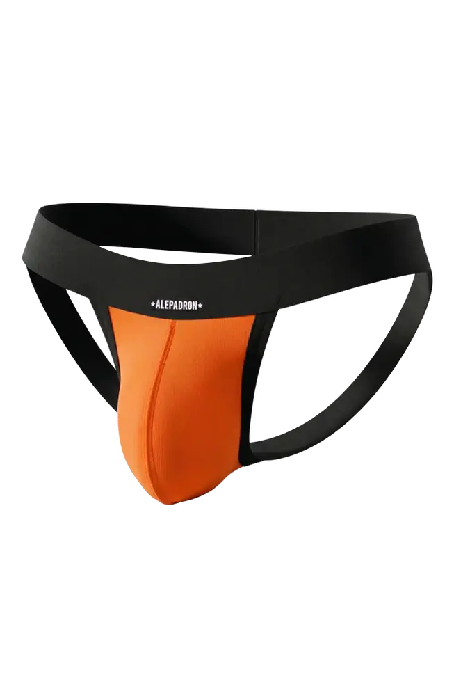 SUSPENSORIO CLASICO HOMBRE NARANJA