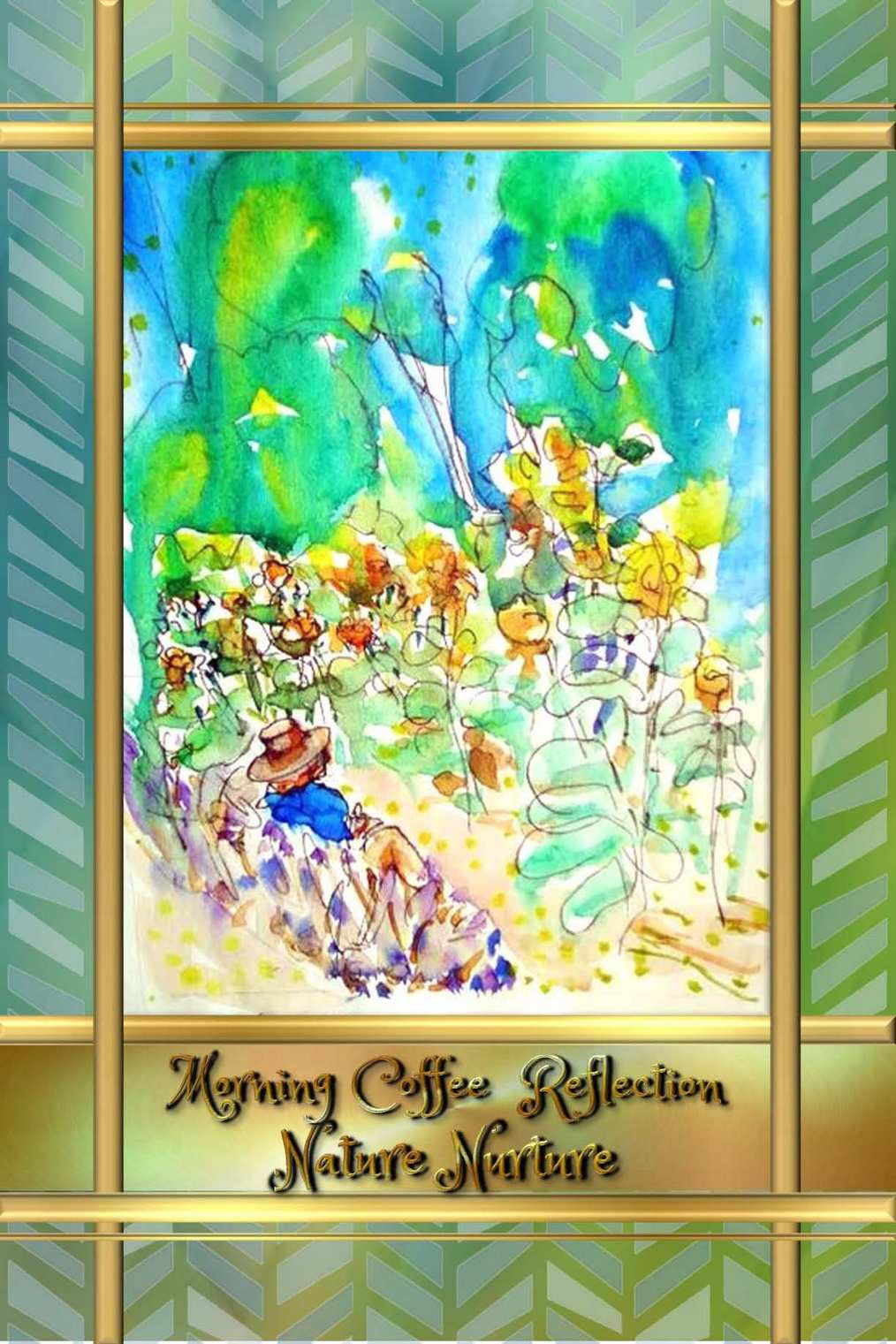 Morning Coffee Reflection - Nature Nurture