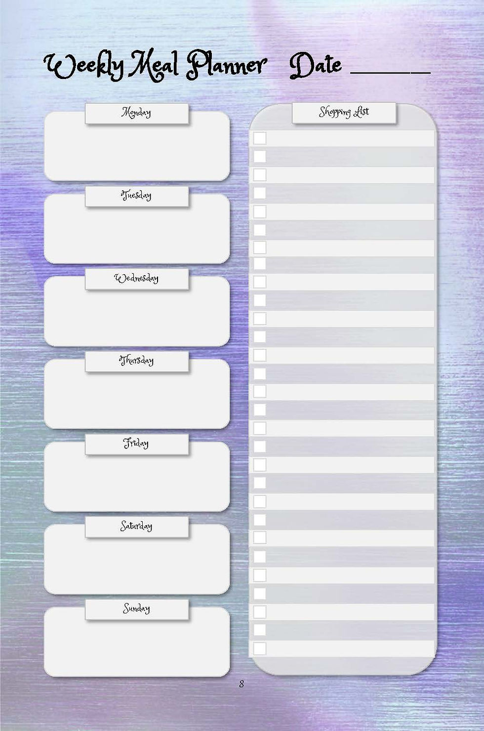 Thumbnail: Weekly Meal Planner - More Spare Time