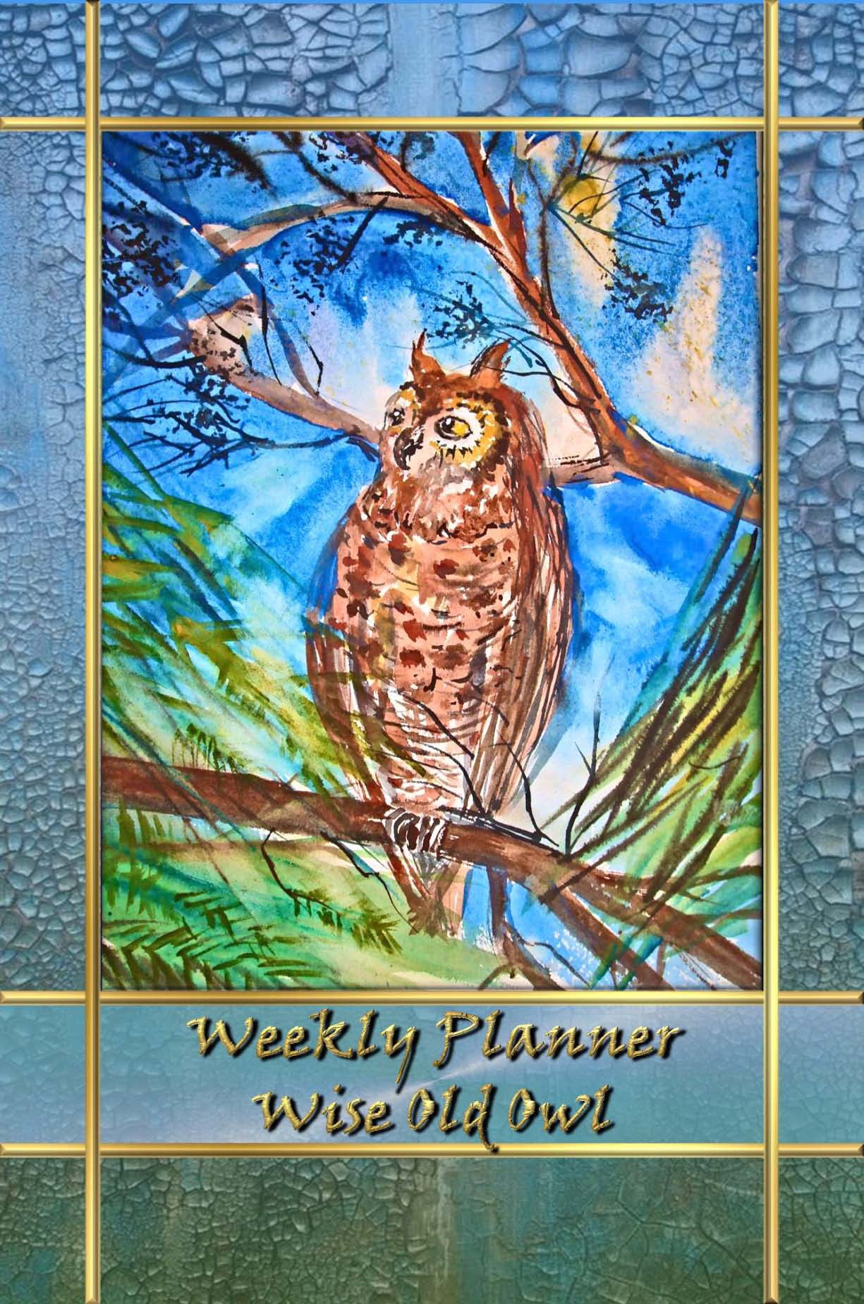 Weekly Planner - Wise Old Owl