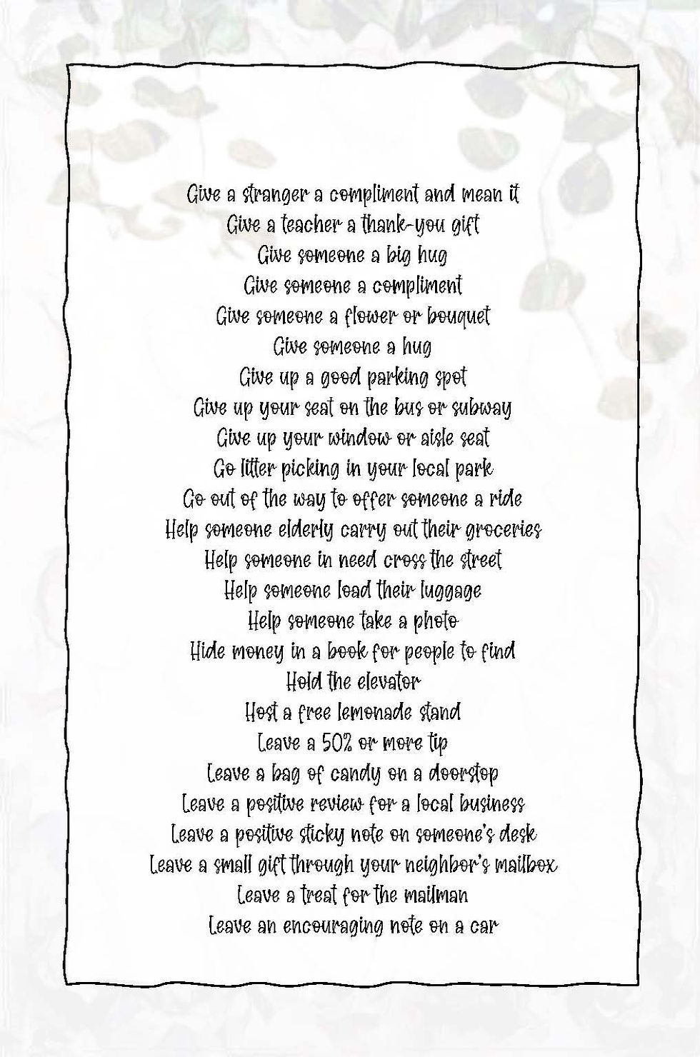 Thumbnail: 200 Acts of Kindness - Brighten Someone's Day