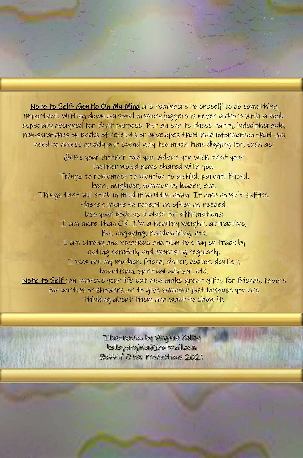 Thumbnail: Note to Self - Gentle On My Mind