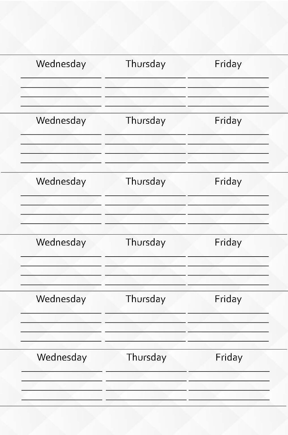 Thumbnail: Weekly Planner - Tracks in the Woods