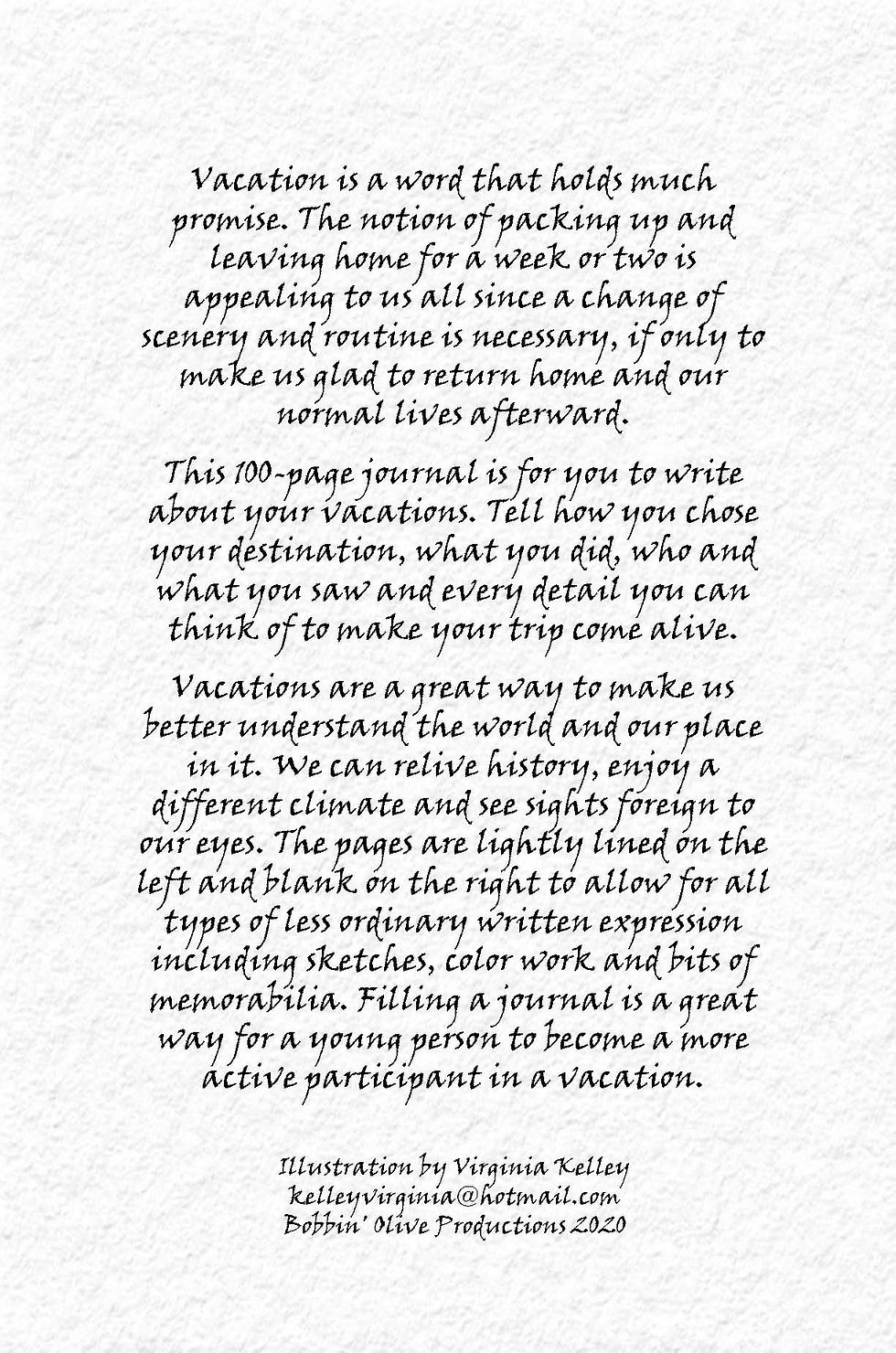 Thumbnail: Vacation Journal