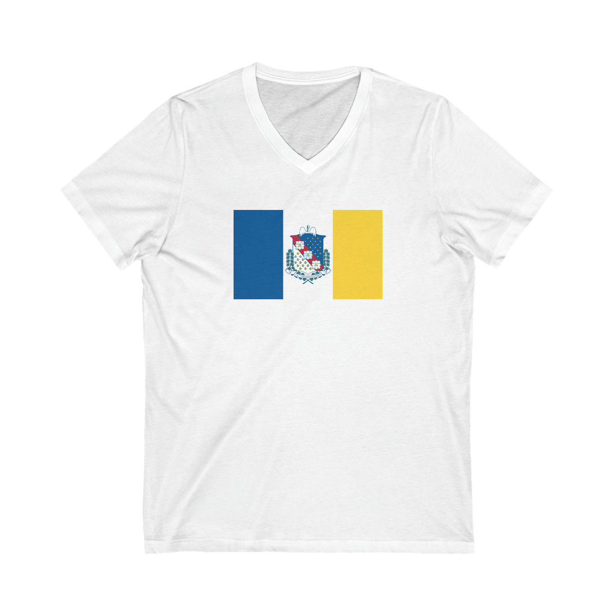 Shreveport Flag Short Sleeve V-Neck Tee