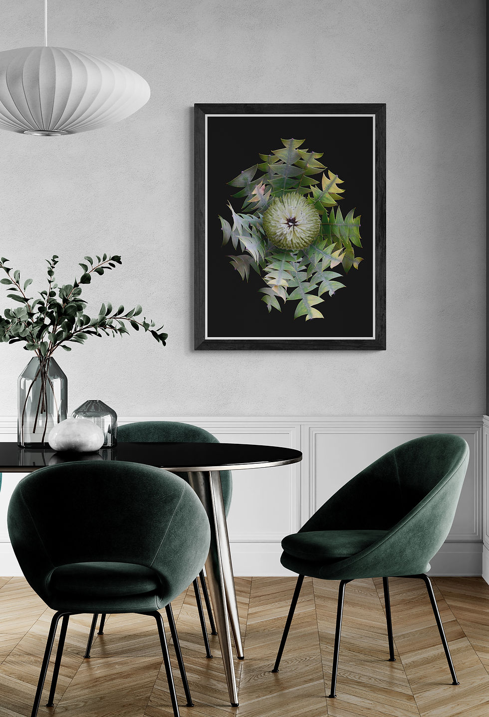 Thumbnail: Bird's Nest Banksia - Australian botanical wall art - Flower still life photography print by Nadia Culph