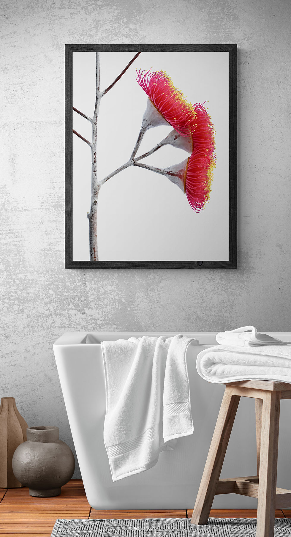 Thumbnail: Minimalist Princess ~  Eucalyptus Blossoms Wall Art ~ Fine Art Photography by Nadia Culph therandomimage.com