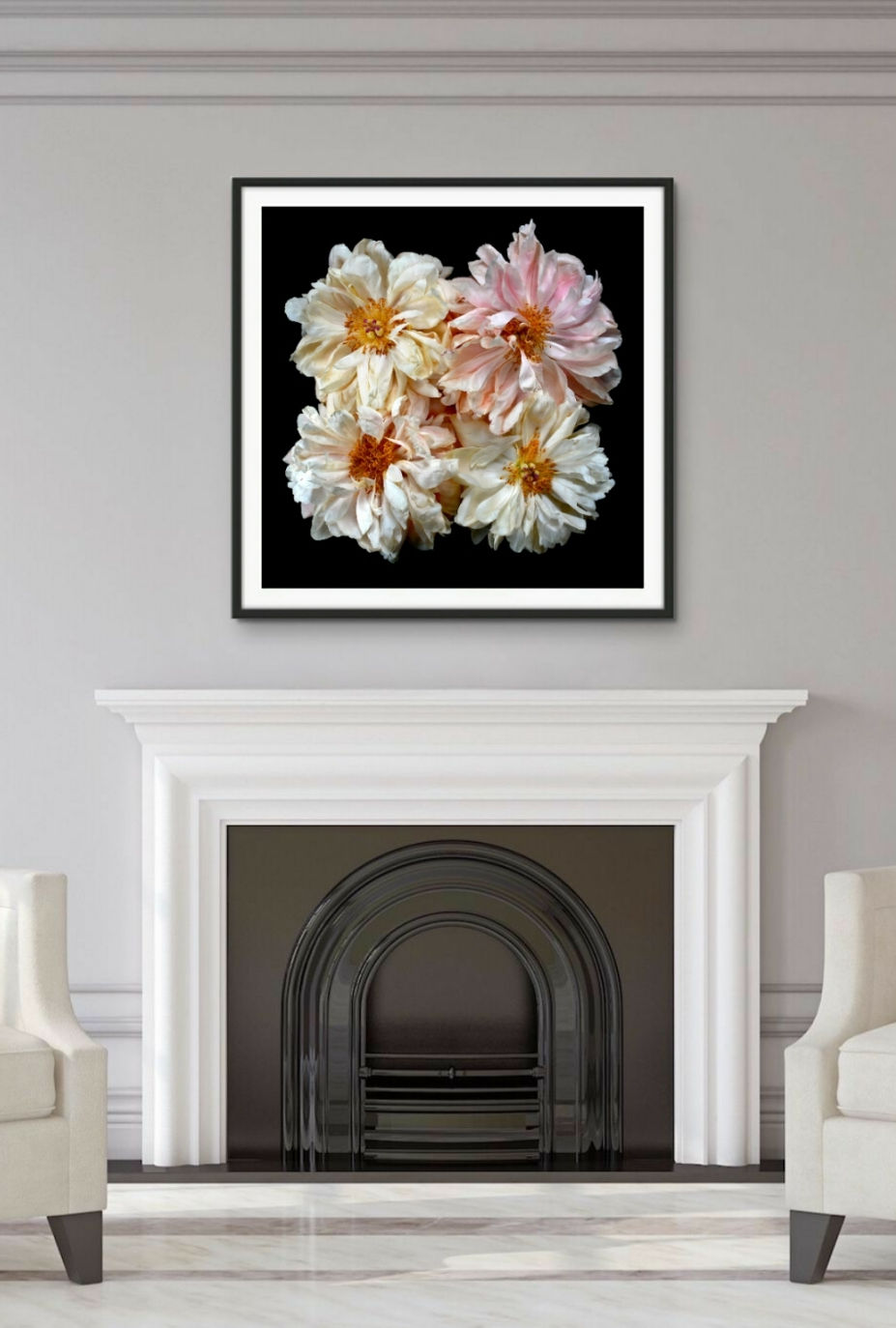Thumbnail: Peonies ~ Peony Flower Wall Art Print ~ Floral Fine Art Photography by Nadia Culph therandomimage.com
